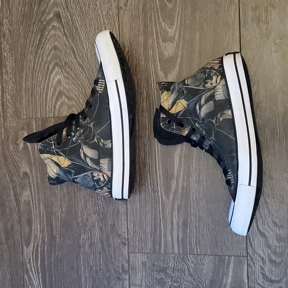 🦇 Converse X DC Comics BATMAN Chuck Taylor Hi Top Shoes - Picture 2 of 16